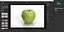 Green Apple PBR Scan Retopo