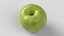 Green Apple PBR Scan Retopo