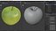 Green Apple PBR Scan Retopo