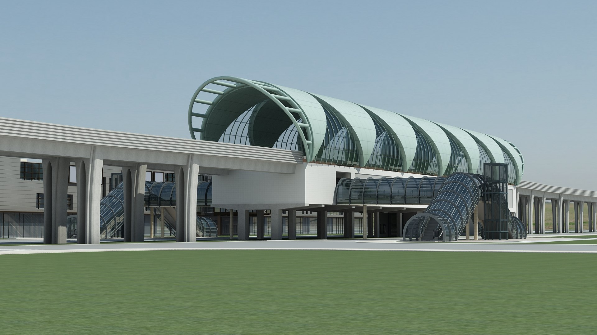 Light Rail Station 07 3D - TurboSquid 1768409