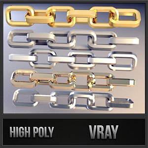 chain pack 3d obj