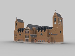 Church lowpoly2 3D model