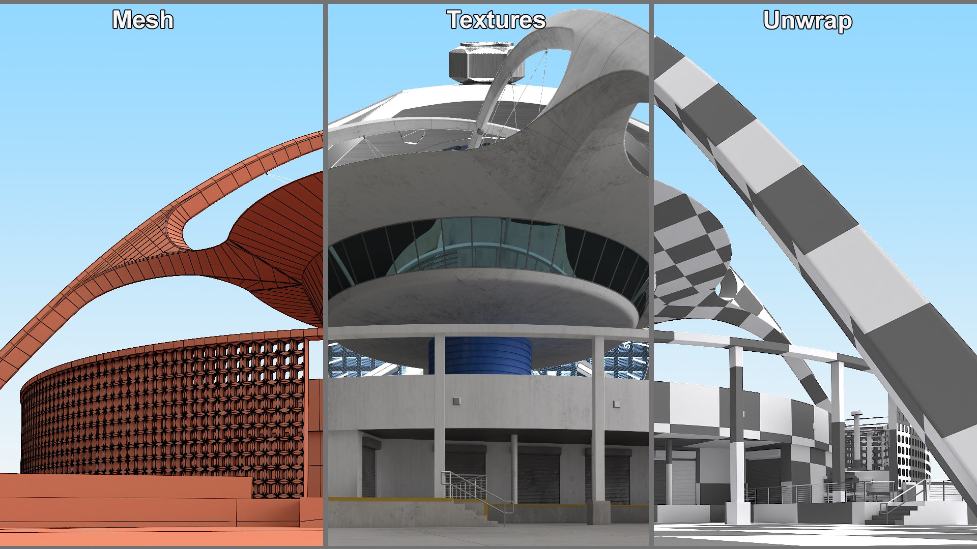 3D LAX Theme Building model https://p.turbosquid.com/ts-thumb/y5/E8sciI/tM/lax_theme_building_018/jpg/1734846624/1920x1080/fit_q87/b1aed874b6ac555599334ede763ff718584a76eb/lax_theme_building_018.jpg