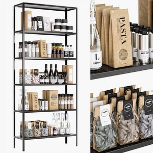 3D model kitchen decor set 12