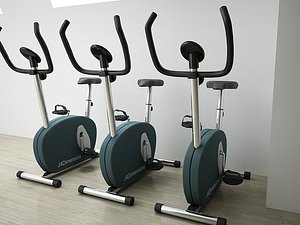 fitness bike 3d max