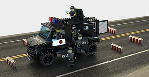 Lego S.W.A.T Van+officers
