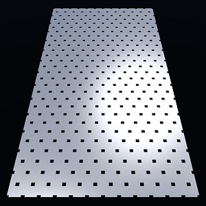 Perforated panel with 7 percent opening 25O136