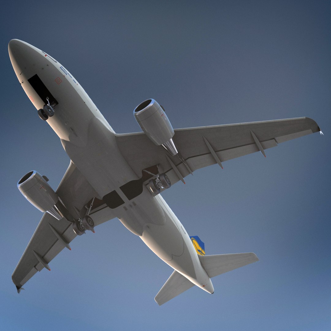 3d airbus a321 lufthansa model