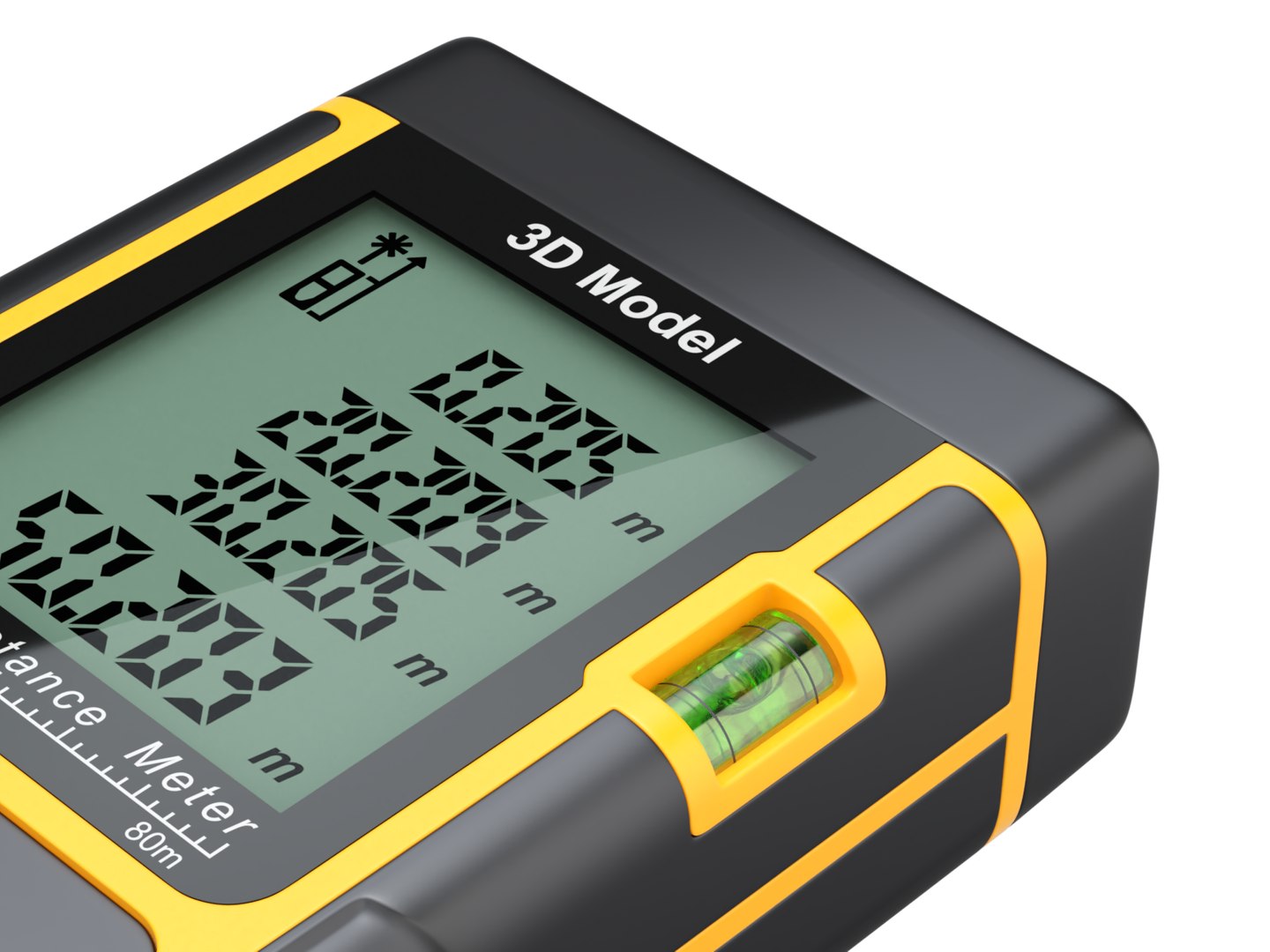 3D distance laser meter - TurboSquid 1366544