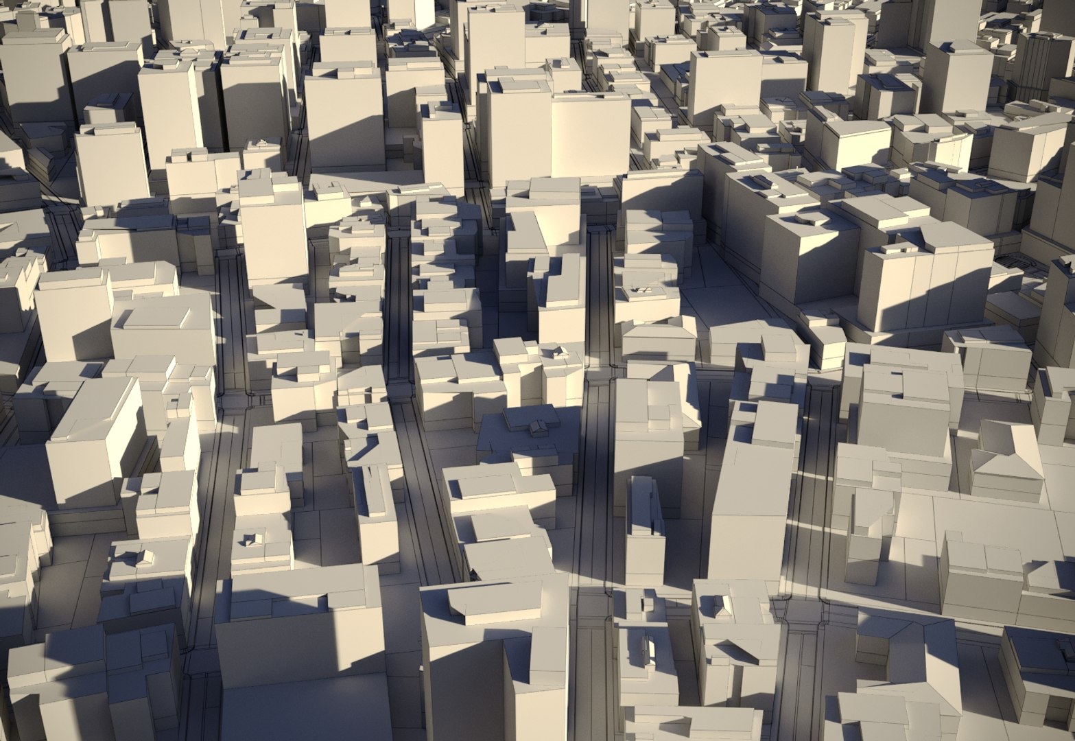 Town city cityscape 3D model - TurboSquid 1419774