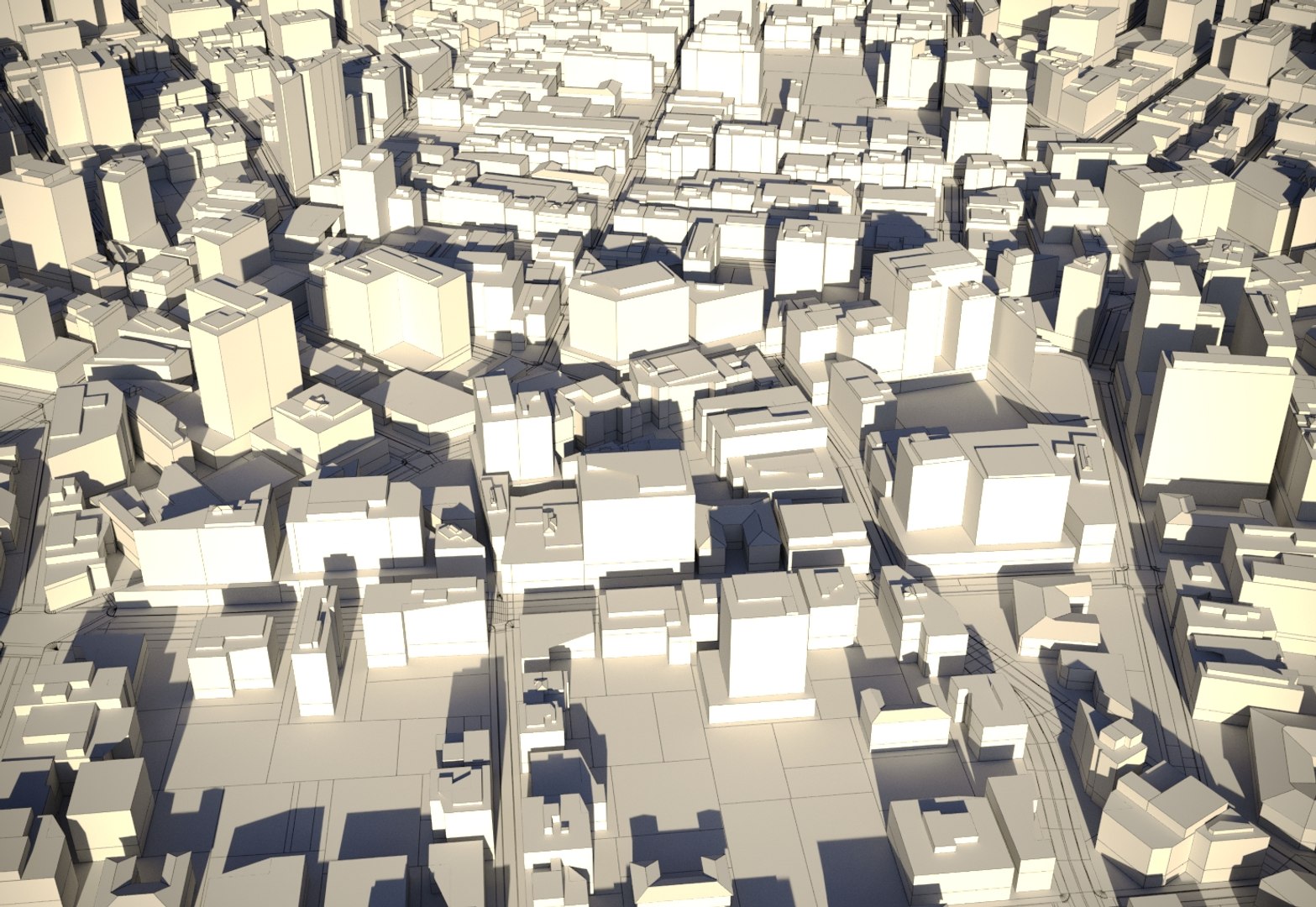 Town city cityscape 3D model - TurboSquid 1419774