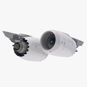 Jet Engine CFM LEAP 3D