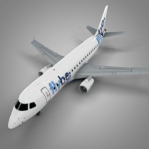 flybe embraer175 l542 3D model