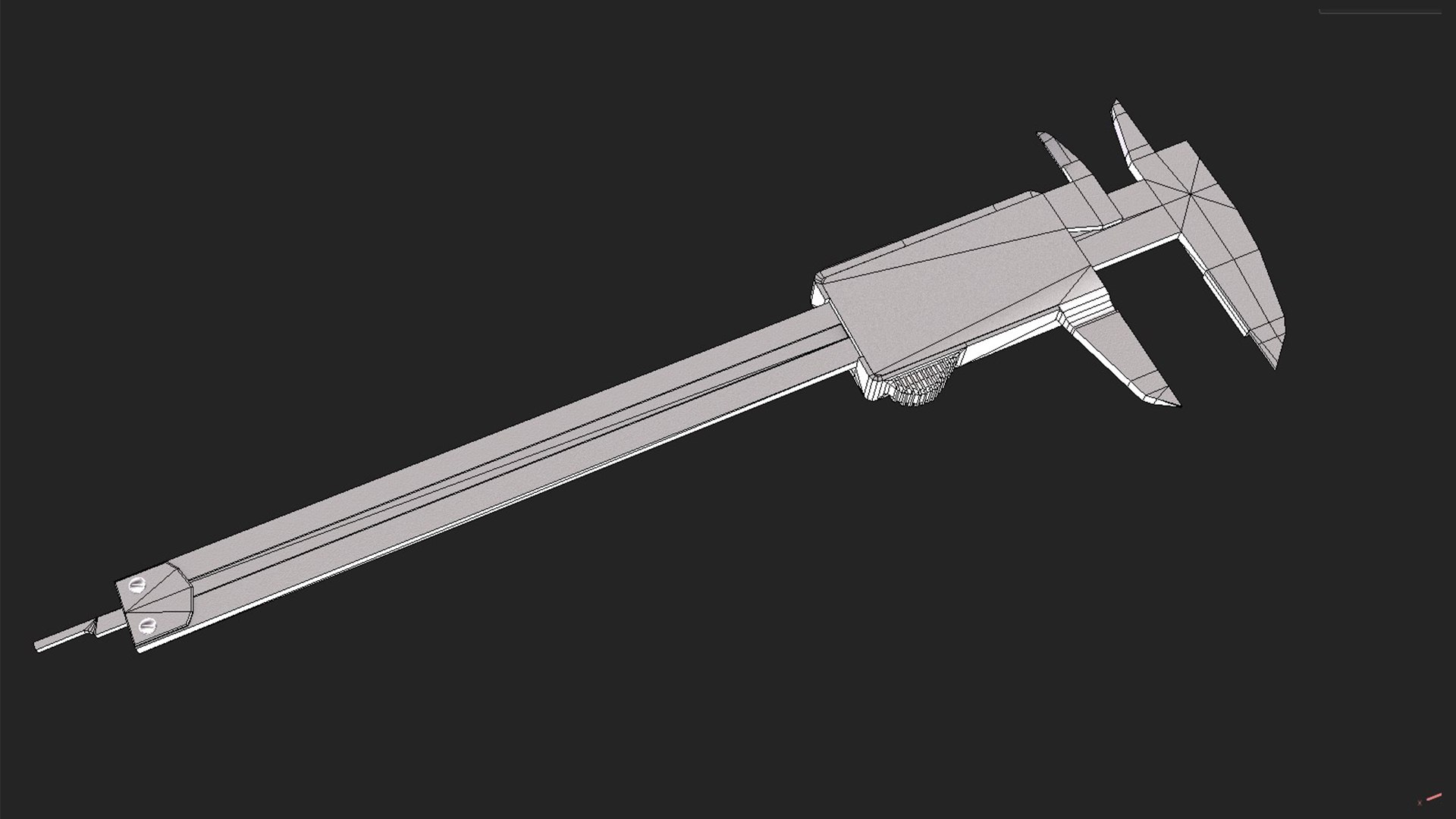 Digital Caliper 3D Model TurboSquid 2124797