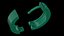 Pendientes de aro con diamantes