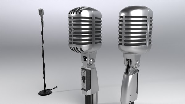 Shure SH Microphone Series II 3D model   TurboSquid