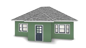 bungalow house 3D model