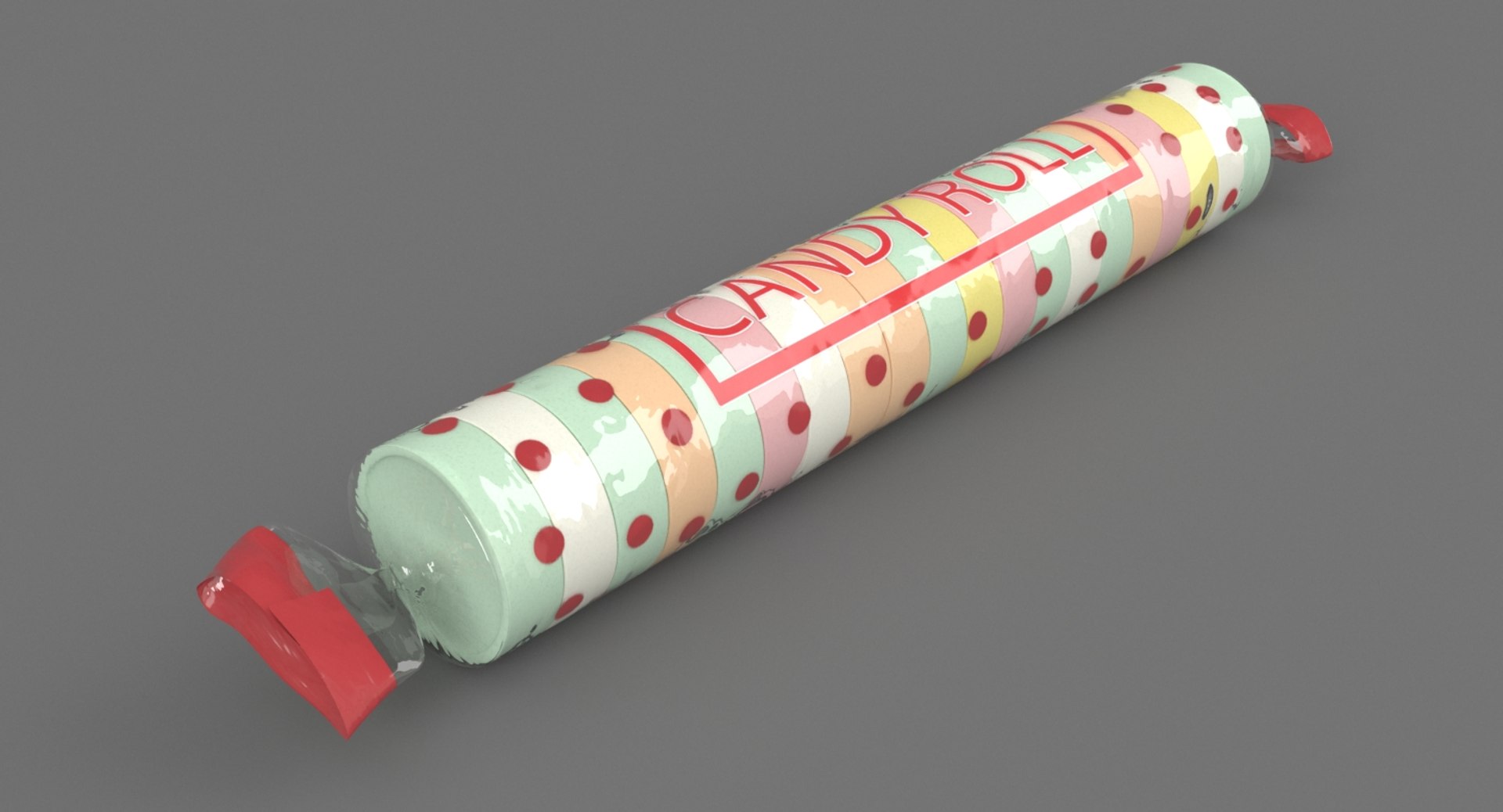 3D model candy roll - TurboSquid 1312629