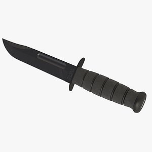 Ka-Bar Knife Painted