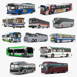buses 10 bus 3D
