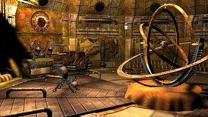 maya steampunk interior