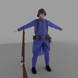 World War French Soldier