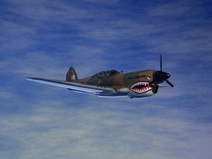 p-40 curtis 3d max