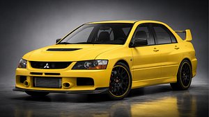 Mitsubishi Lancer Evolution IX Carbon  3D Model 3D model