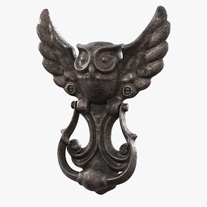 Door Knocker Owl model