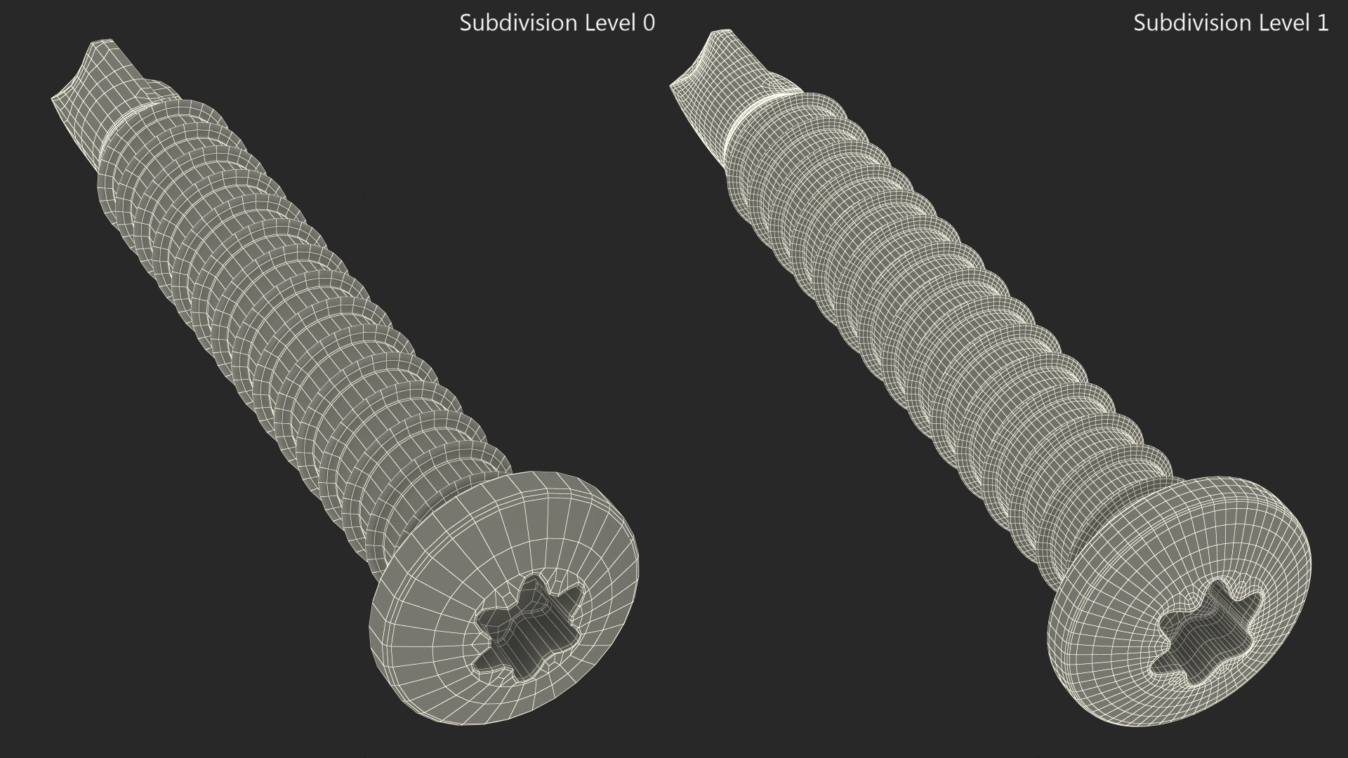 Self Drilling Screw 3D Model - TurboSquid 2240431