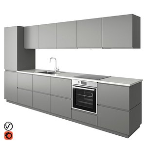 Modern kitchen VOXTORP GRAY
