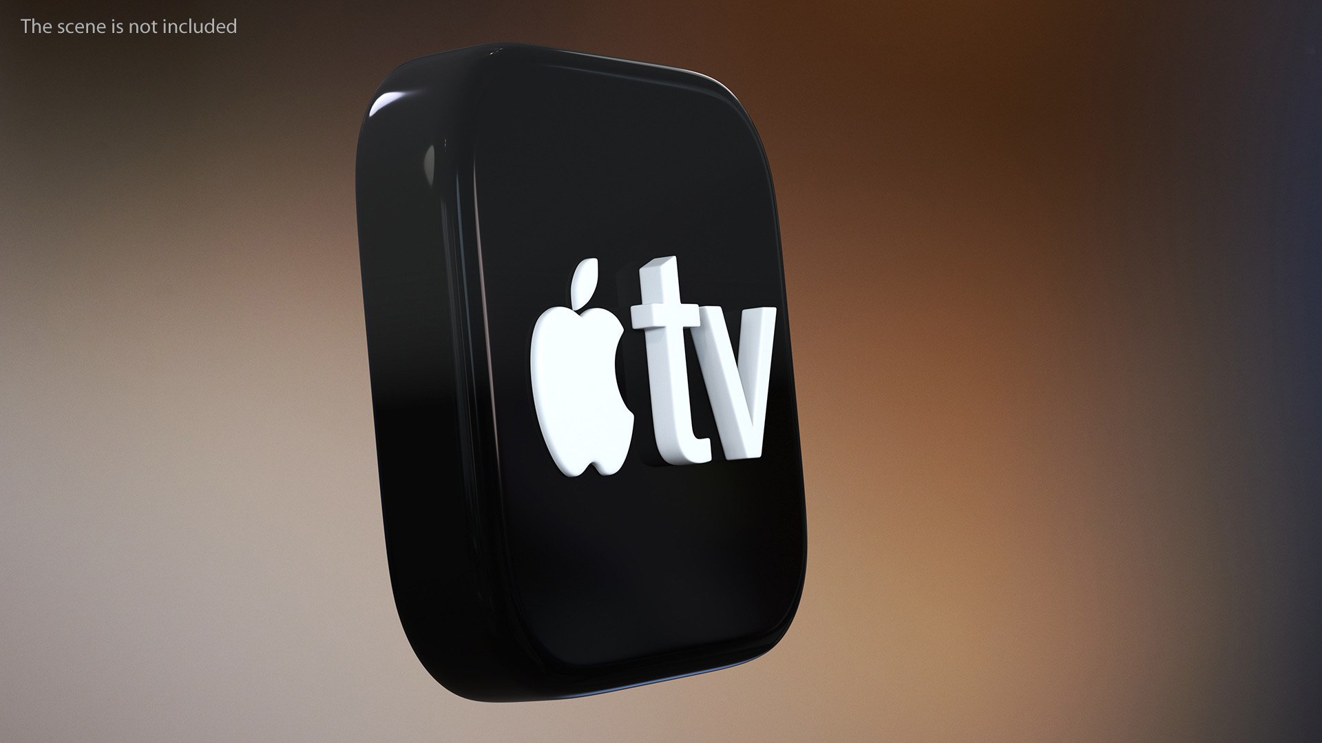 IPhone IOS Apple TV Icon 3D Model - TurboSquid 2220180