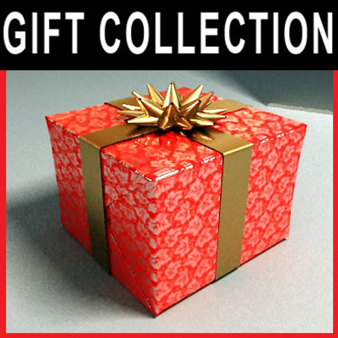 gift pack 3d max