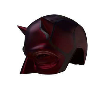 daredevil helmet marvel 3D model