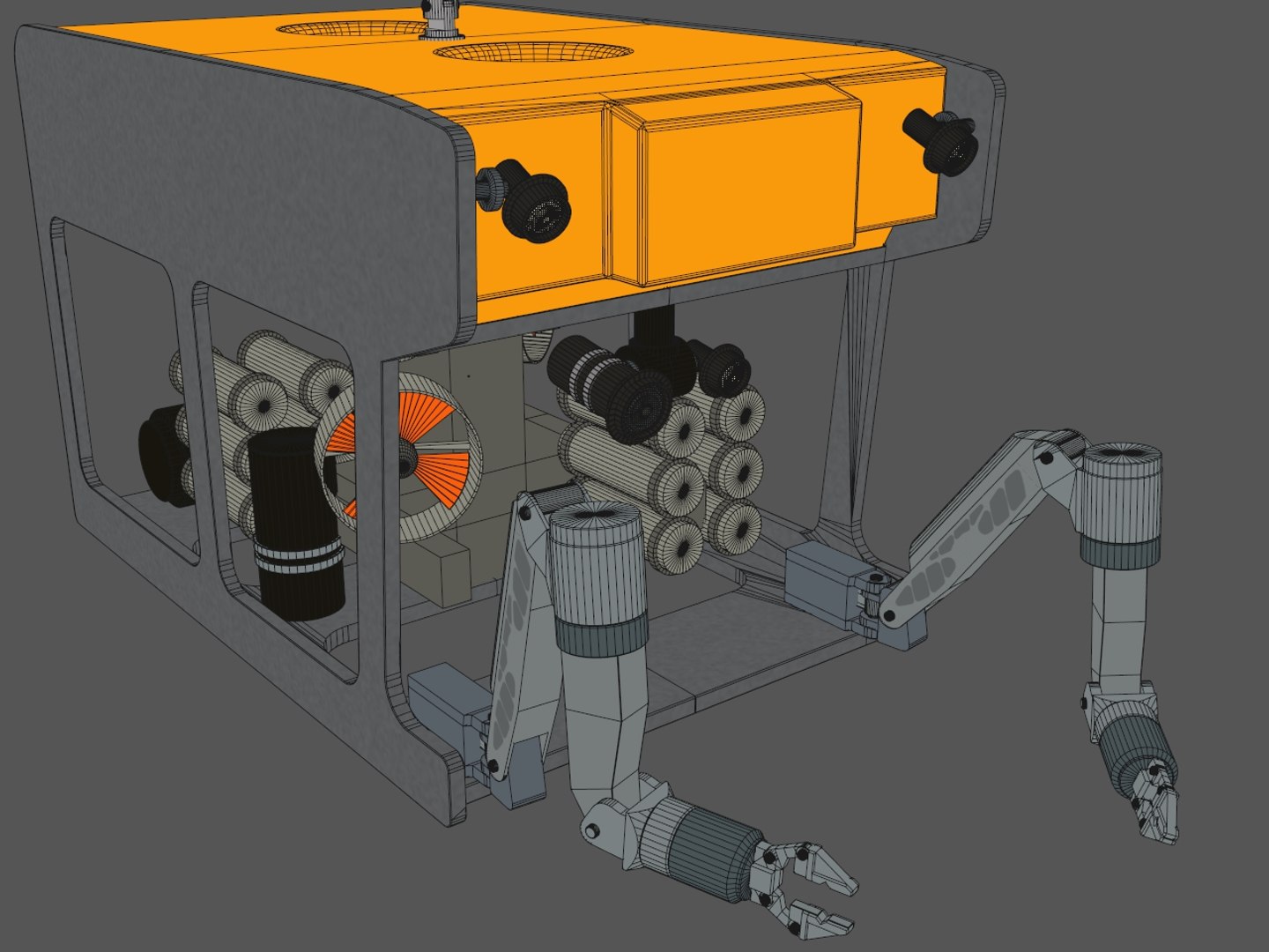 3d Model Rov Vehicle Work Class