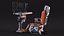 Sci-fi Computer and Pilot Chair