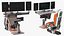 Sci-fi Computer and Pilot Chair