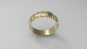STL file Louis Vuitton signet ring・3D printer model to download・Cults
