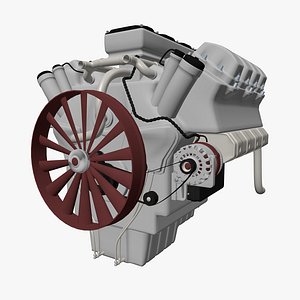 8 cylinder car engine