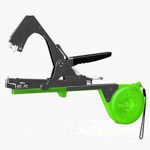 Floral Tape Binding Machine for Branches Green 3D model