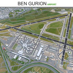 Ben Gurion Airport 3D model