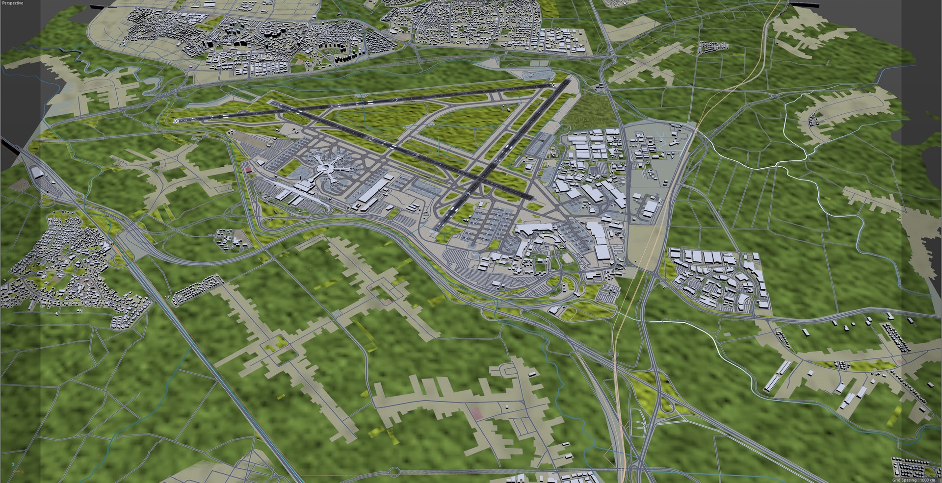 Ben Gurion Airport 3D Model TurboSquid 2005111