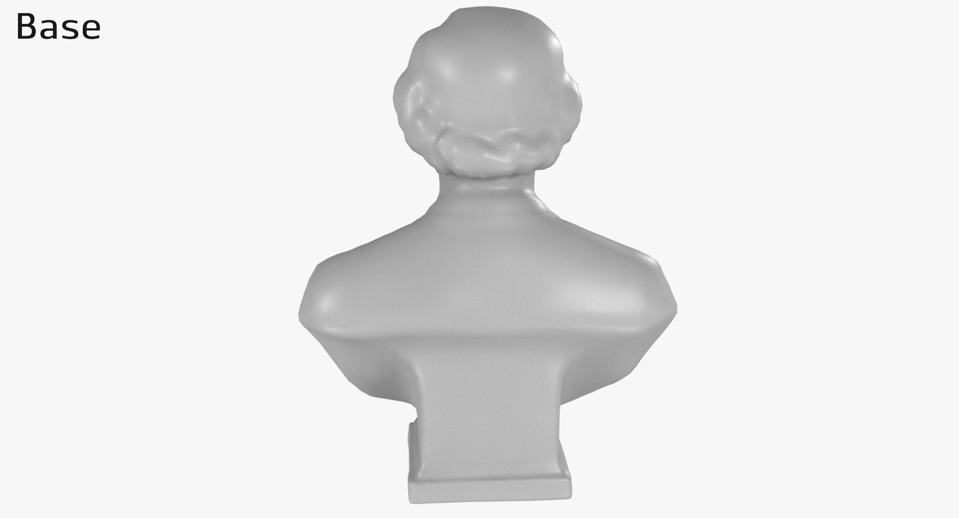 Mark Twain Marble Bust model - TurboSquid 1989991