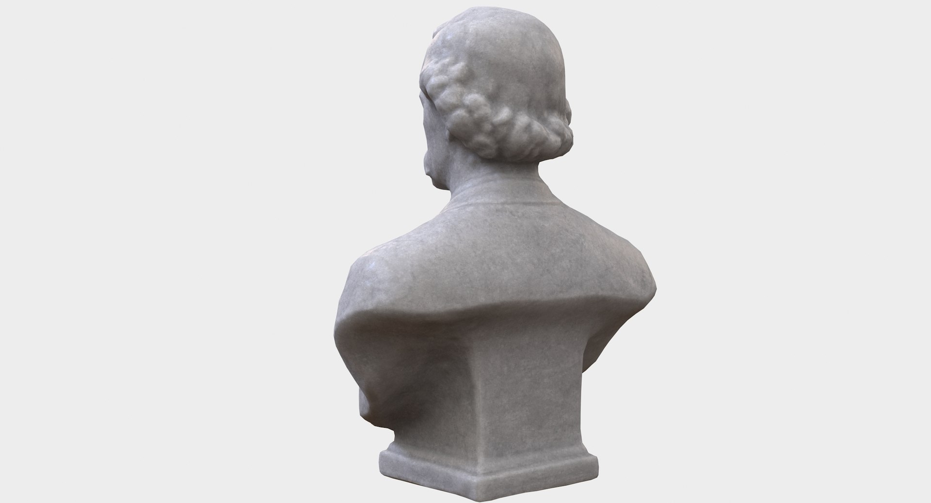 Mark Twain Marble Bust model - TurboSquid 1989991