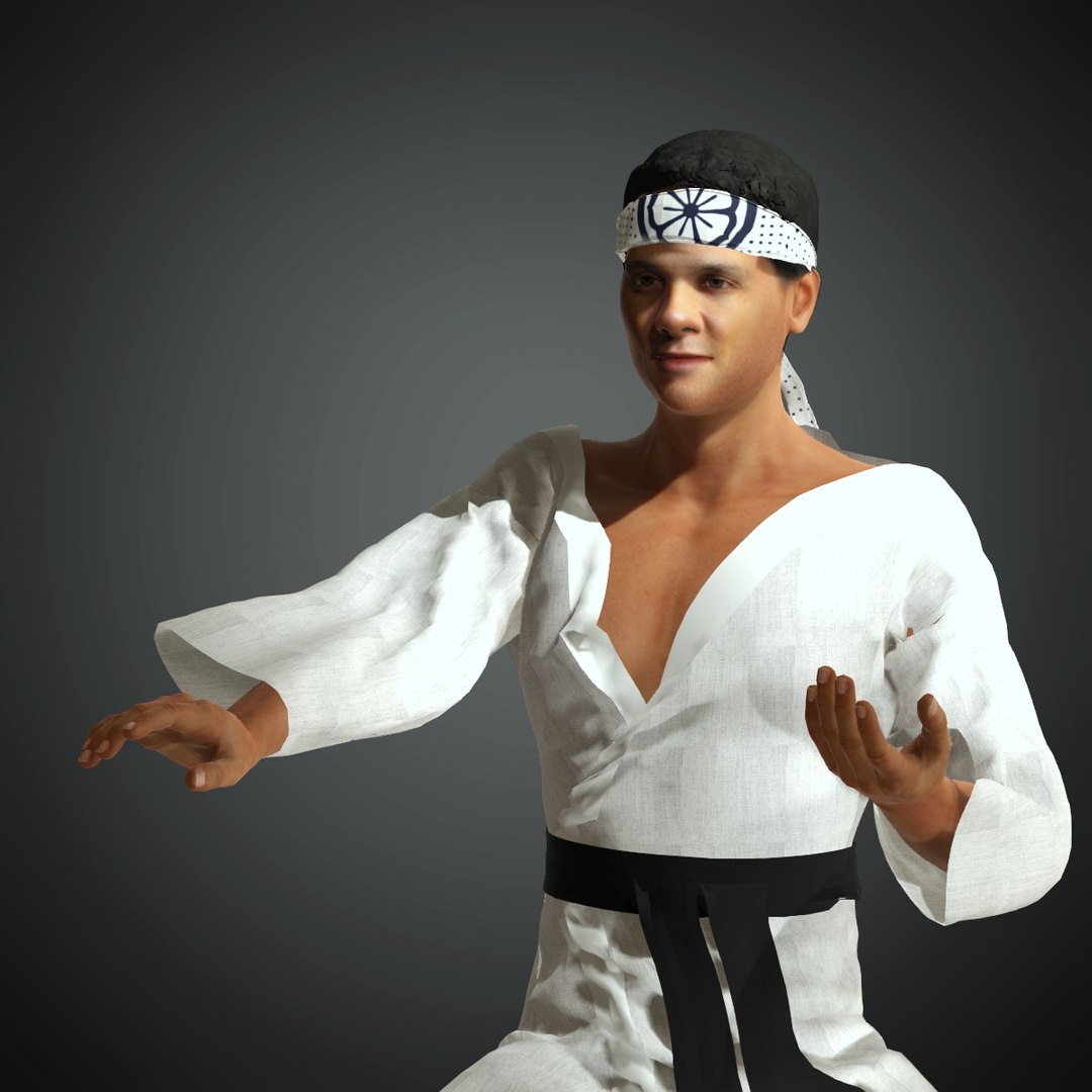 Cobra Kai Daniel LaRusso 3D Model - TurboSquid 1812782