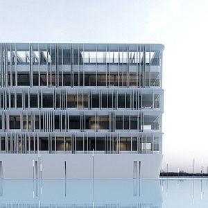 3D building office model