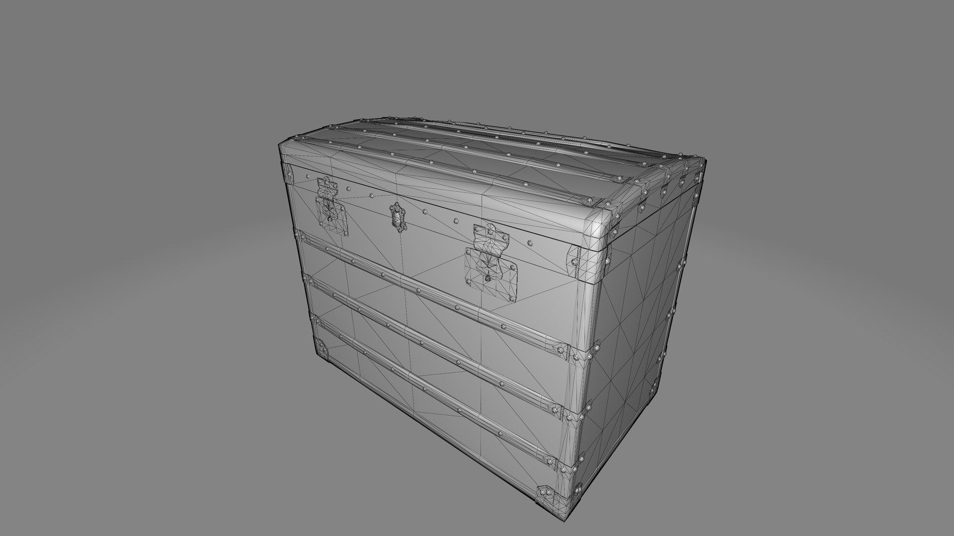 3D Light Brown Antique Chest TurboSquid 2026232