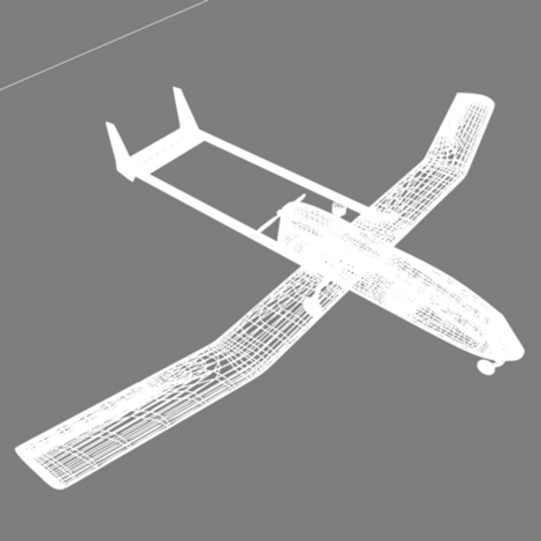 Uav Shadow 600 3d Model