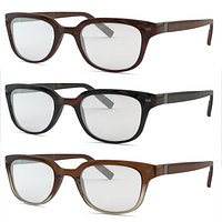 glasses with 3 materials