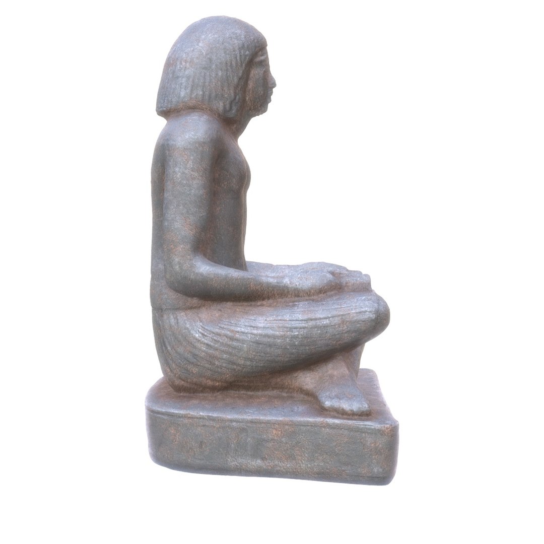3d Obj Ancient Egypt Writer